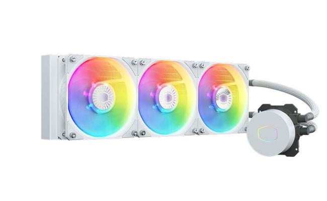 Cooler Master MasterLiquid ML360L ARGB V2 CPU Liquid Cooler Support Intel & AMD CPU Socket - White